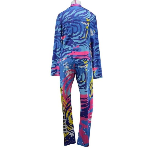 "JUST DO IT" Full-Zip Tracksuit Multicolor - Picture 5 of 11